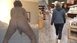 Masturbándose maníaca gilf va de compras snapshot 12