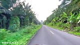 Kencing di cangkerang pantai sudut pandangan dekat snapshot 2