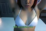 Asian Goddess has Sweaty, Smelly, Hairy Armpits snapshot 5