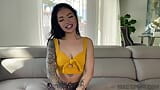 Petite Asian Paisley  Paige Gets Railed with Big Dick on POV Scene snapshot 2