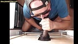 Gloryhole - papi gay adicto a la polla negra en perrito snapshot 6