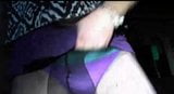 Sissy Shea Mae rubs her clit in purple panties snapshot 8