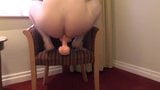 Balls deep anal on a hotel chair! snapshot 2