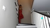 红色连裤袜和在楼梯上自慰 snapshot 1