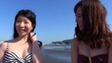 Grosse bite sur la plage - une fille en bikini s'excite et jouit et jouit dx: partie 1 snapshot 4