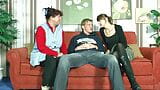 Notgeile Stiefmutter fickt mit geilem Couple - extrem Threesome with Granny snapshot 4