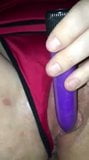 my wife wit vibrator infront of me and my mate snapshot 2