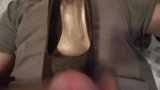 Quick nut in wife's Charlotte Russe fuck me heels snapshot 2