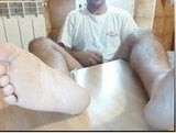 Kerl Füße vor der Webcam männliche Füße Torten Masculinos snapshot 25