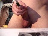 Ручка 16 мм в мій член для Джінні, леді і сперми snapshot 5