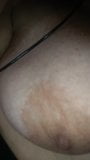 Hubby smacking huge titties with cam phone snapshot 3