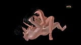 Een geanimeerde 3D-pornovideo van een mooie Indische Bhabhi die de lul van een Japanse man aanvalt snapshot 6