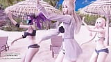 Mmd brave girls-chimat ba ram ahri kaisa seraphine kdaセクシーホットダンスリーグオブレジェンズエロ snapshot 2