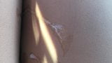 Crossdresser outdoor damaged pantyhose closeup snapshot 9