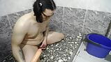 Seks szalony maminsynek Lara białe szalone naoliwione stopy masturbacja analna rozdziawiony duży tyłek małe cycki femboy makijaż sissygasm 2 snapshot 9