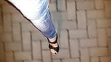 crossdresser in platform high heel wedges snapshot 3