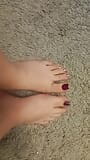 cutie shows legs and toes snapshot 3