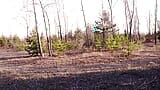 Een vreemde betrapte me op masturberen in het bos en neukte me! snapshot 1