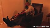 Handsome black hunk Dallas shows off his delicious feet solo snapshot 3