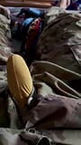 Army clip compilation - wearing a thong, PT gear, OCPs, jerking until I cum! snapshot 10