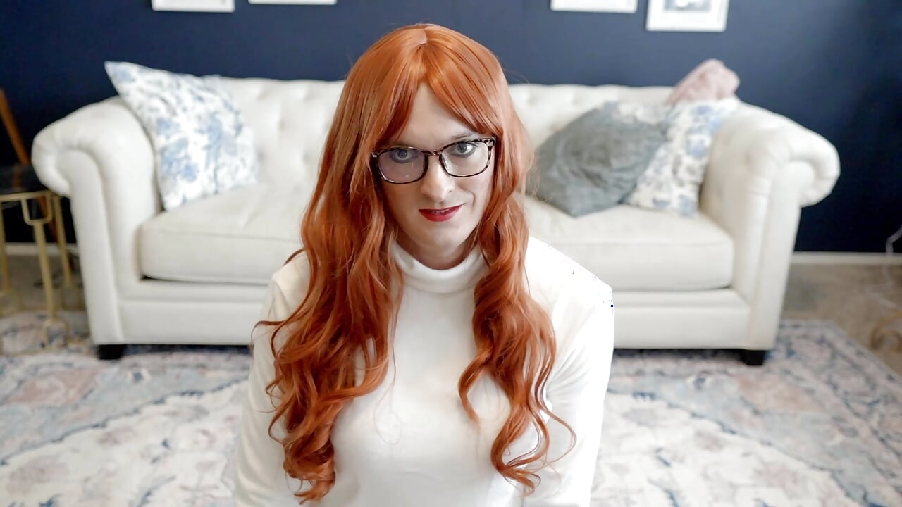 Sissy Femboy School Girl Fucks Her Tight Ass