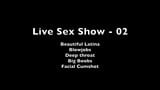 Live Sex Show 02 - Cumshot -Blowjobs -Depp throat snapshot 1