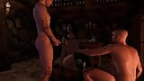 Ada's having fun with the boys in the treehouse l Hentai Resident evil 4 snapshot 1