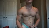 muscle stud Caleb Sky flexing & jerking off 1 snapshot 5