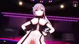 Genshin Impact. Une fille sexy en costume de chat danse snapshot 5