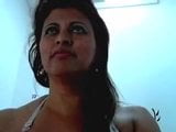 Exquisite huge breasts of an Indian housewife on webcam snapshot 2