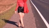 RedRoseRus-My big ass in leather shorts snapshot 8