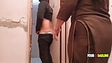 Punjabi Jatti caught bihari masturbate in her bathroom and punish him snapshot 1