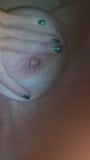 Lady J gets nipple cum snapshot 3