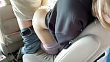 Road Blowjob and Sex in the Backseat snapshot 14