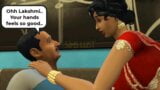 Vol 1 Part 3 - Desi Saree Aunty Lakshmi got seduced by her sister's horny husband - Wicked Whims snapshot 12