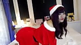 Amateur au visage d’idole, vidéo de creampie précieux en POV, cosplay du père Noël amateur de haut niveau, baise brutale, chaque goutte d’éjaculation ! snapshot 1