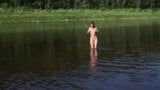 Nude in Volga River snapshot 5