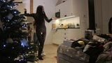 Amateur Amateur Teens House Party in durchsichtigen Yoga-Hosen snapshot 10