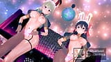 mmd r18 Touhou Project Series Hai Phut Hon In Bondage Reimu Hakurei And Sanae Kochiya 3d hentai latex snapshot 10