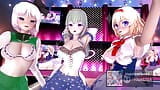 MMD R18 - гипнотическое Youmu Sanae De Dance - Kai, сексуальная крошка, 3D хентай snapshot 4
