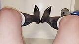 Messy High Heels and Dress Socks Cum snapshot 6