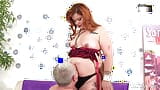 Curvy Redheaded Slut Lilly Lust Takes an Old Man's Dick snapshot 4