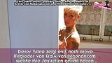 German skinny blond short hair tattoo teen at homemade POV amateur sex snapshot 2