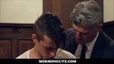 Caliente joven latino mormón twink follado por el líder de la iglesia snapshot 3