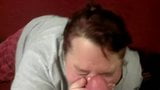 Rothaarige BBW-Blowjob mit Gesichtsbesamung Teil 2 von 2 snapshot 3