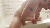 Fucking my dildo in the shower snapshot 14