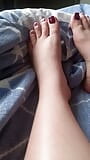 the beauty showed her legs and toes snapshot 10