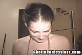 Young Brady Bunch Maid Bitch Alice SUCKS MY COCK while her Black BF Listens She GAGS ON SPERM at Ghetto Ass Rat House snapshot 13