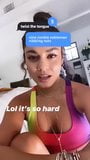 Vanessa Hudgens macht Zungenbrecher an Tiktok, 5-12-2020 snapshot 1