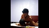 Congolese Big Ass Hooker Licking Cock Fat Black Cock Slowly snapshot 9